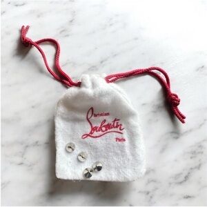 Christian Louboutin Small replacement silver sneaker studs